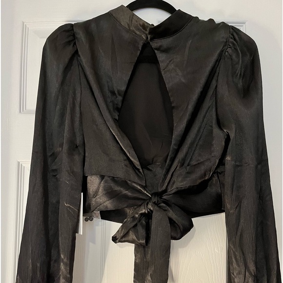 Black Astr dress top - Picture 2 of 2